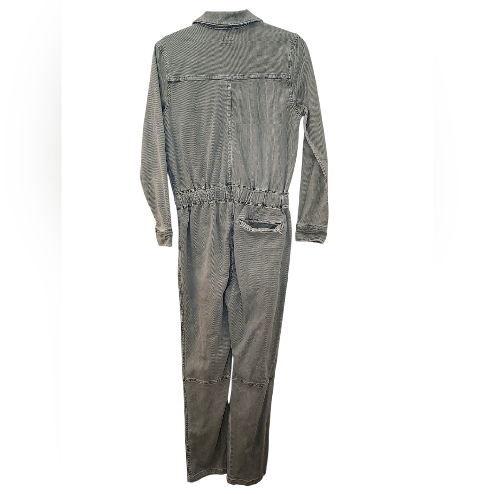 Faherty Women's Olive Overland Twill Jumpsuit Size XS - Picture 6 of 15
